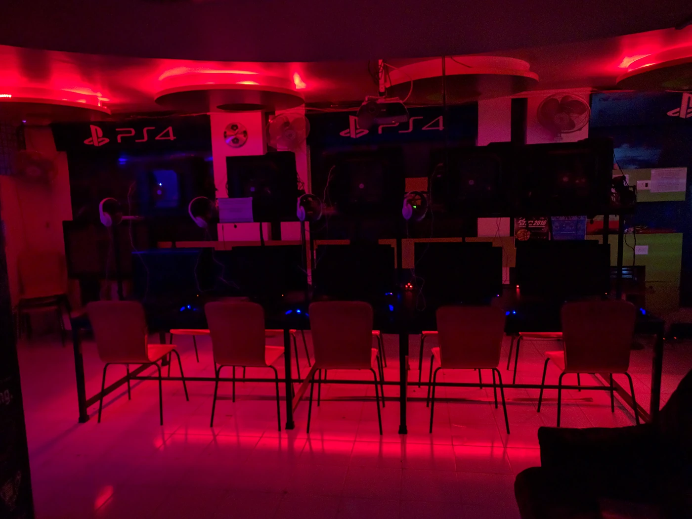 Inside Intencity Gaming Cafe, Pune, from a photo the cafe posted