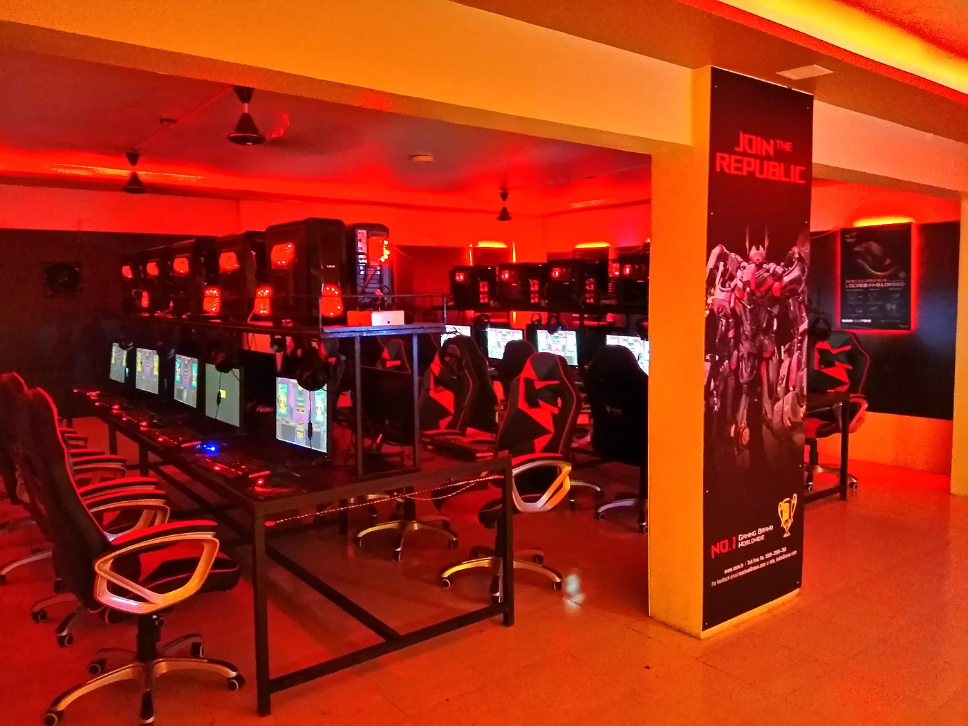 Inside Intencity Gaming Cafe, Pune, from a photo the cafe posted