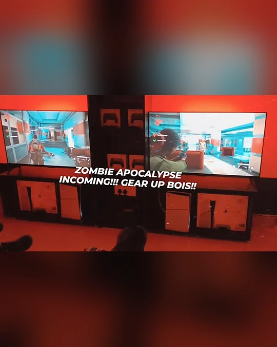 Console screens at Synapse Gaming Cafe, May 2026