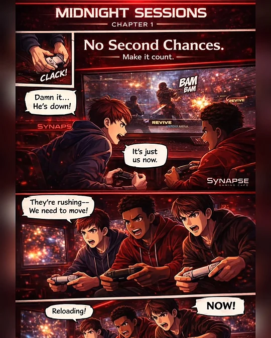 Synapse Midnight Sessions comic post, March 2026