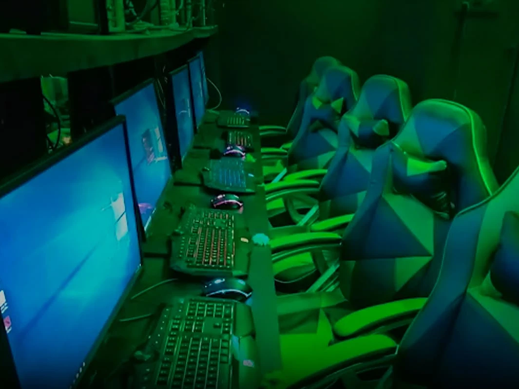 Inside Vortex Gaming Lounge, Pune, from a photo the cafe posted