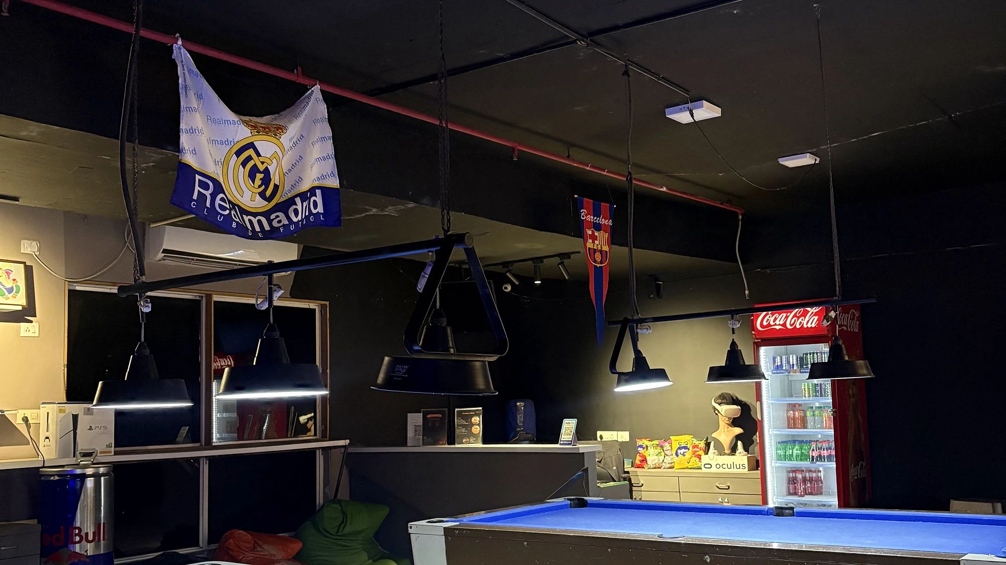 Inside X3 Esports, Pune, from a photo the cafe posted