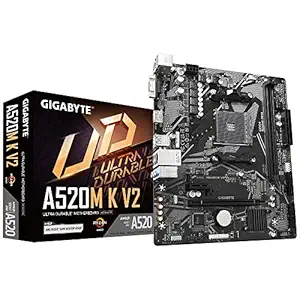Best Gaming PC Build Under 60000 India 2026: 1080p Build 20 Gigabyte A520M K V2 (AM4)