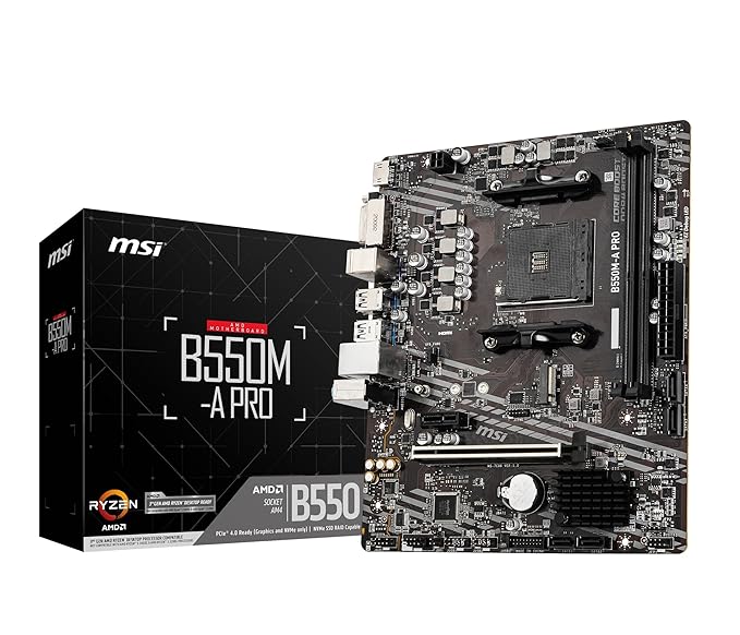 Best Gaming PC Build Under 1 Lakh India 2026: 1440p Build 20 MSI B550M-A PRO (AM4)
