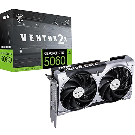 MSI GeForce RTX 5060 Ventus 2X OC 8GB graphics card