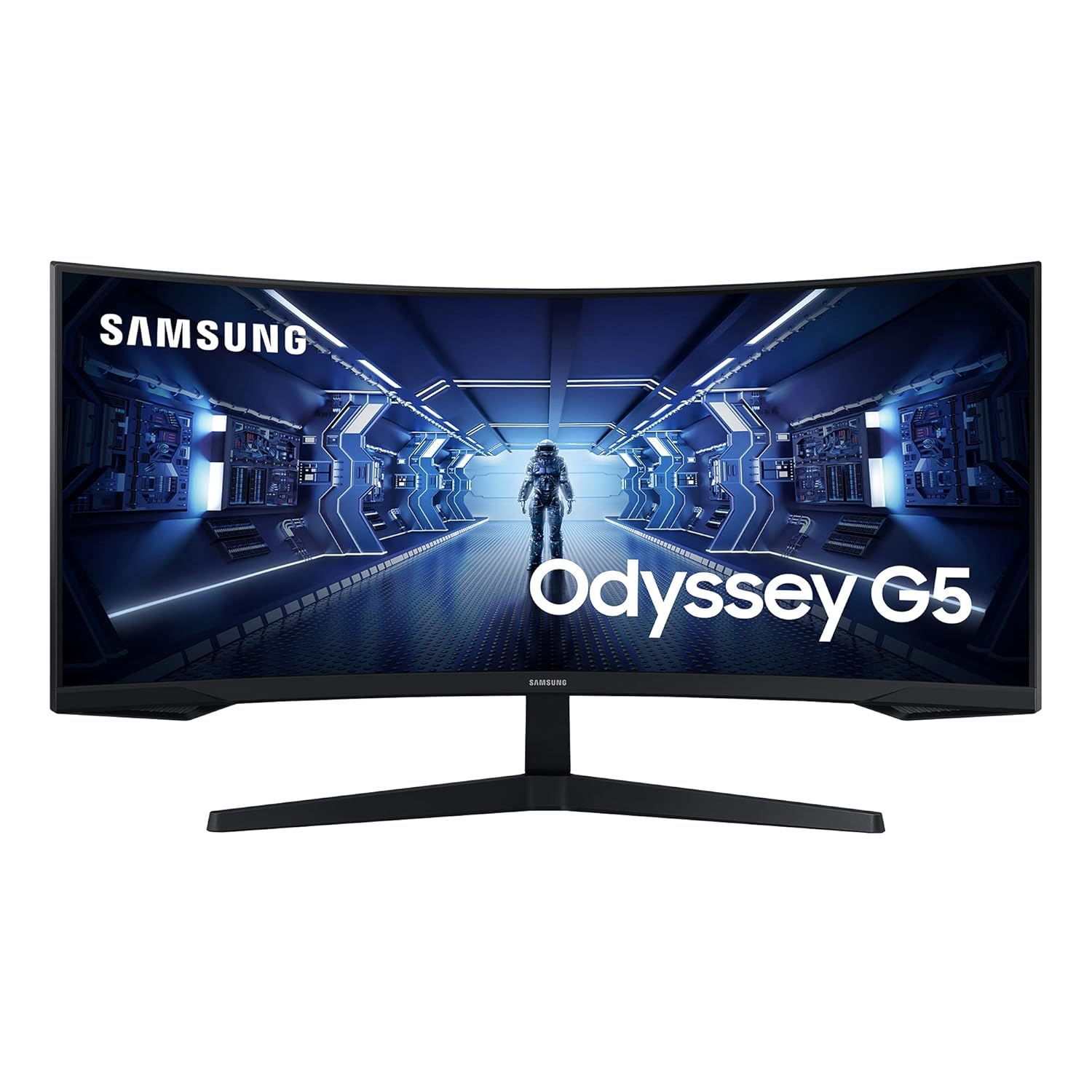 Samsung Odyssey G5 34 Inch Ultrawide WQHD 165Hz Curved Gaming Monitor