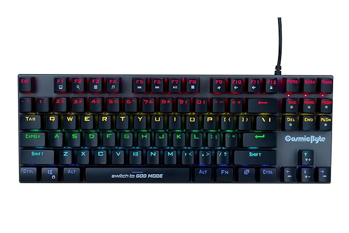 Best Gaming Keyboard Under 1500 in India (2026): Mechanical Picks 19 Cosmic Byte Pandora (Outemu Red)