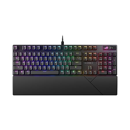 Best Gaming Keyboard Under ₹15,000 in India (2026): Premium Mechanical 20 ASUS ROG Strix Scope II RX gaming keyboard