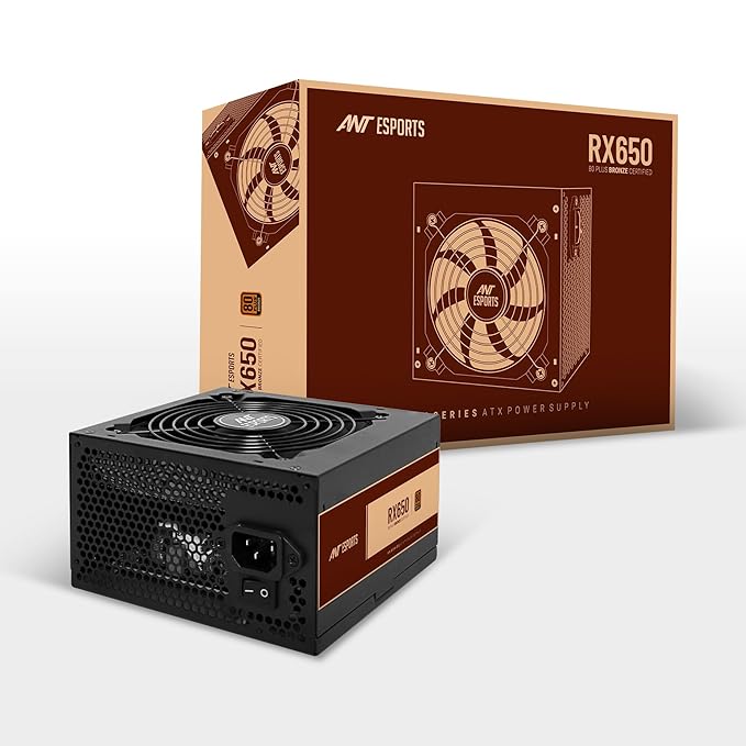 Best Gaming PC Build Under 60000 India 2026: 1080p Build 24 Ant Esports RX650 80+ Bronze