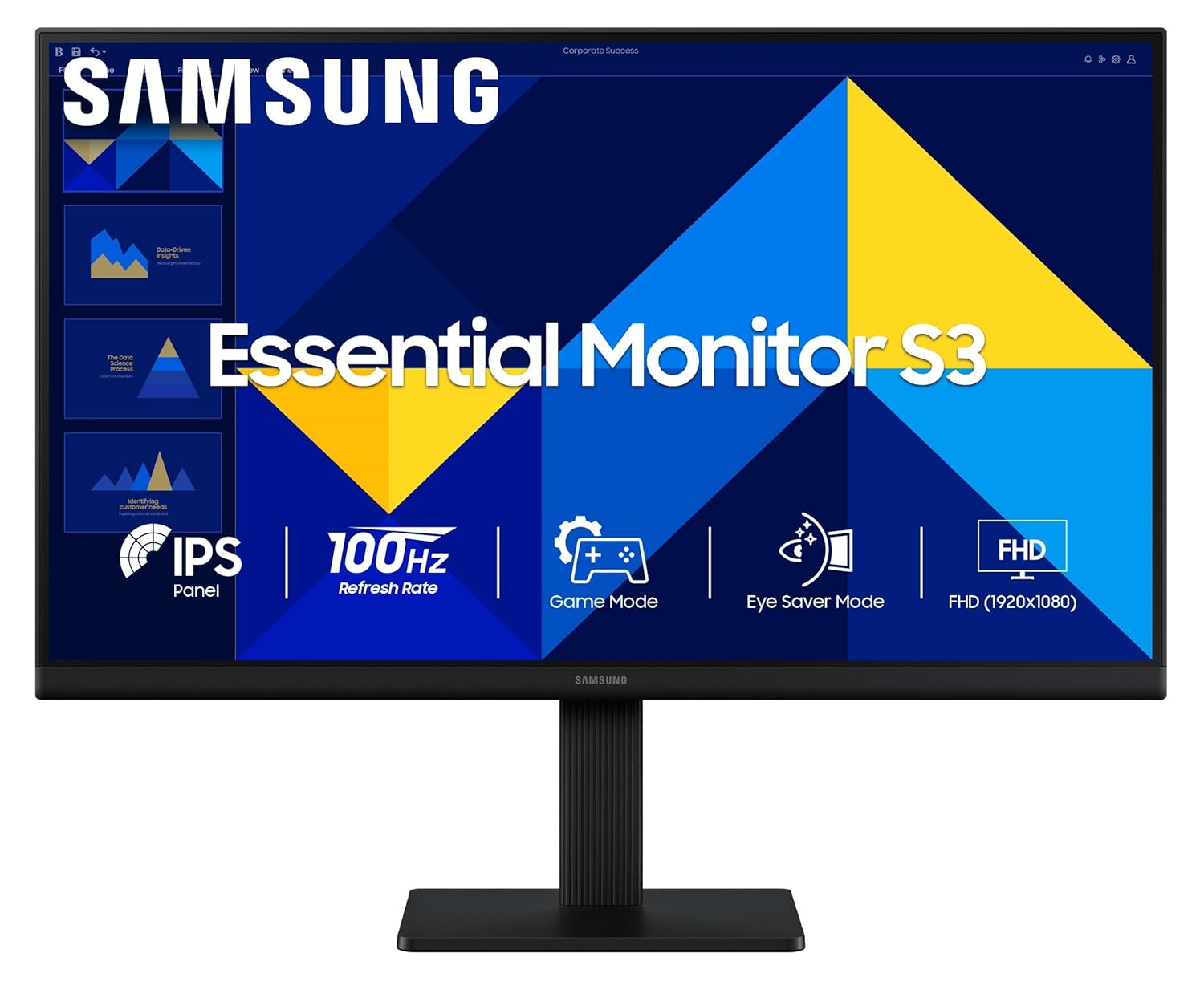 Samsung 24 Inch S3 Super Slim Borderless IPS FHD Monitor