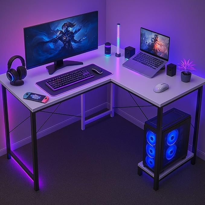 Callas L-Shaped Gaming Desk