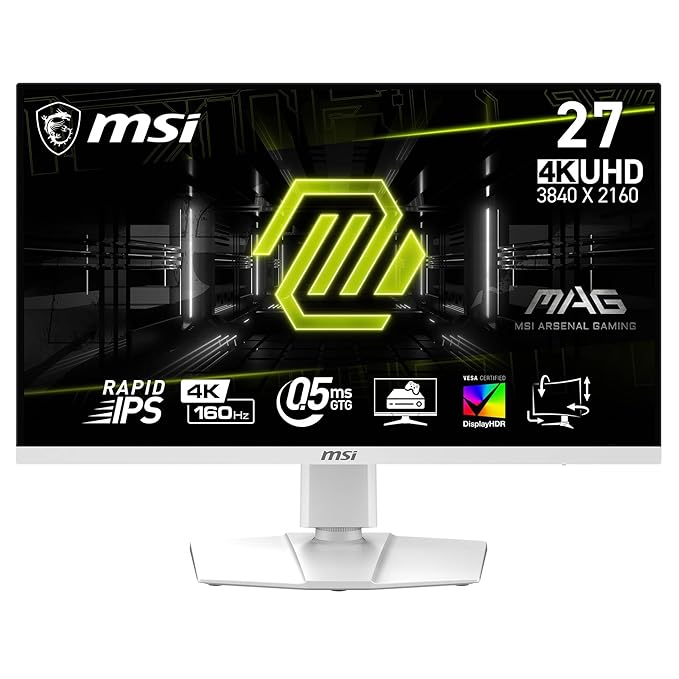 Best Gaming Monitor Under ₹60,000 in India (2026): OLED & Top IPS 17 MSI MAG 274URFW gaming monitor