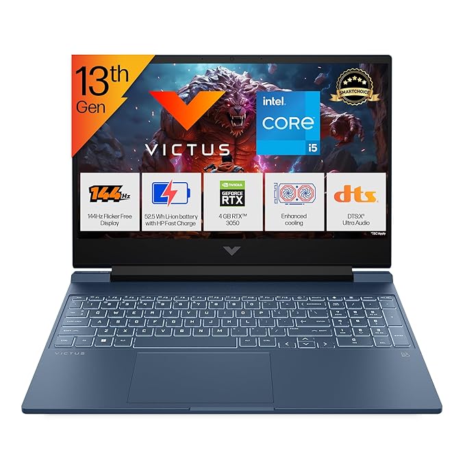 Best Laptops for Coding and Gaming Under 1 Lakh in India (2026) 16 HP Victus i5-13420H (RTX 3050)