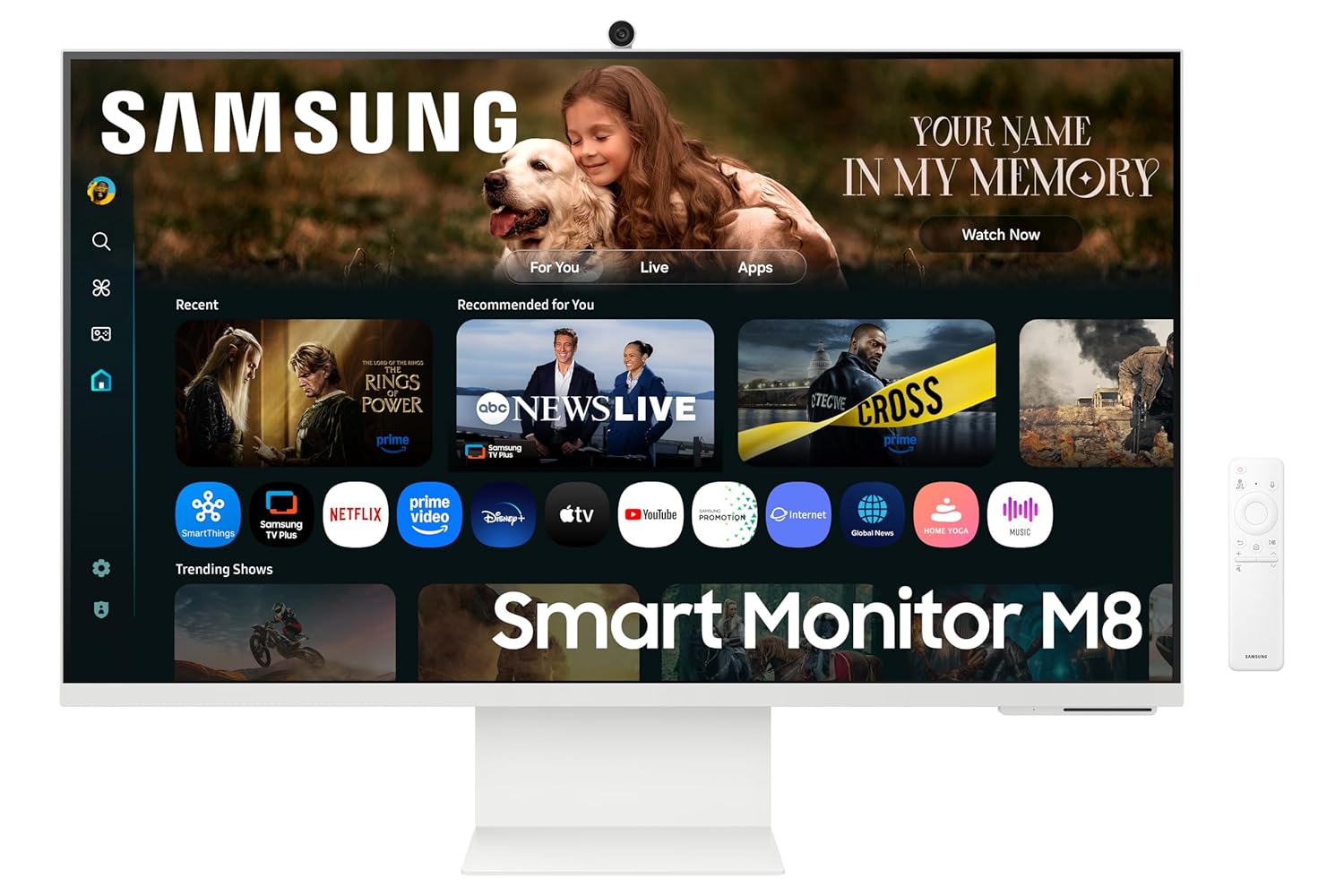 Samsung M8 Vision AI 32 Inch 4K Smart Monitor