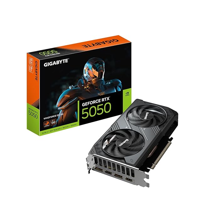 GIGABYTE GeForce RTX 5050 WINDFORCE OC 8GB graphics card
