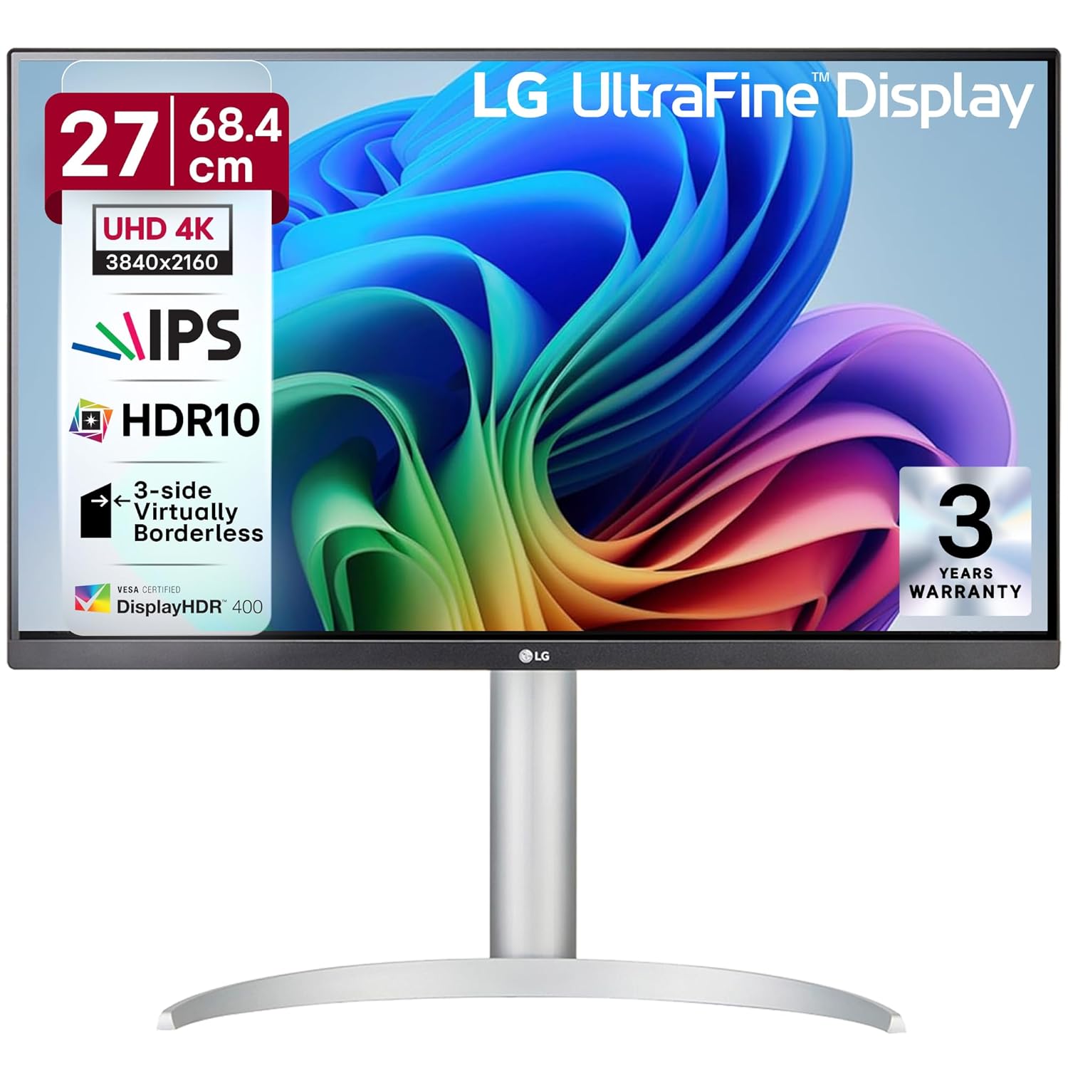 LG 27UP850K 27 Inch Ultrafine 4K IPS USB-C Monitor