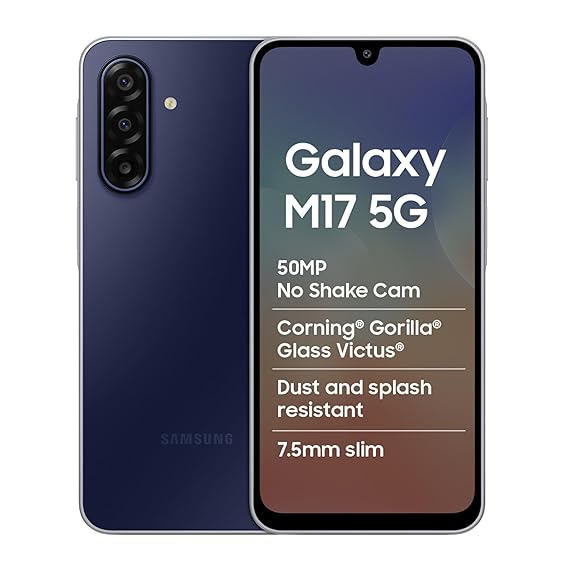 Best Gaming Phones Under 15000 India 2026: BGMI and Valorant 14 Samsung Galaxy M17 5G (50MP OIS)
