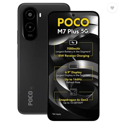 POCO M7 Plus 5G (Snapdragon 6s Gen 3, 7000mAh)