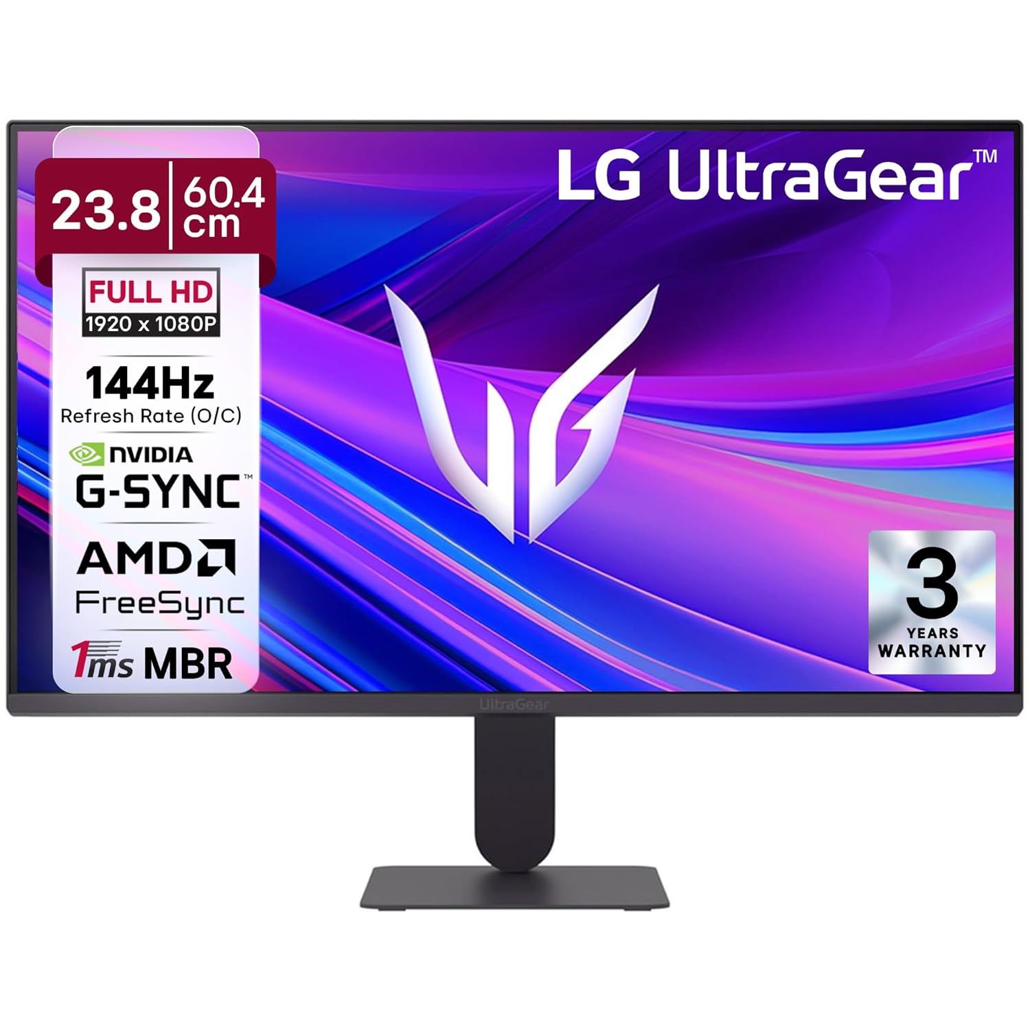 LG 24G411A UltraGear 24 Inch FHD IPS 144Hz Gaming Monitor