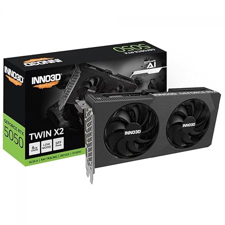 INNO3D GeForce RTX 5050 Twin X2 8GB graphics card