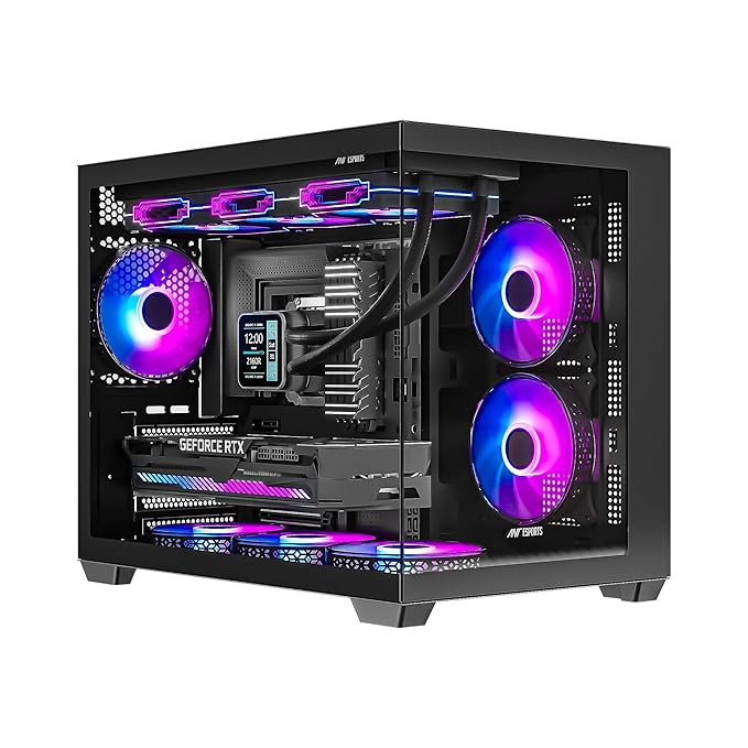 Ant Esports Crystal X6 Mini gaming PC cabinet